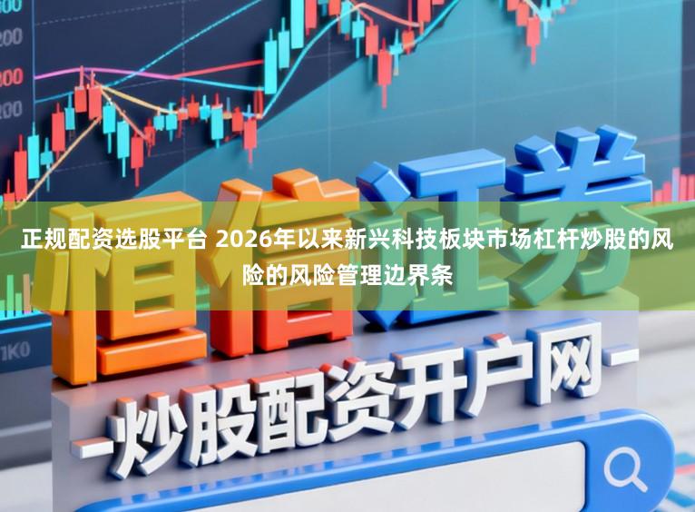 正规配资选股平台 2026年以来新兴科技板块市场杠杆炒股的风险的风险管理边界条