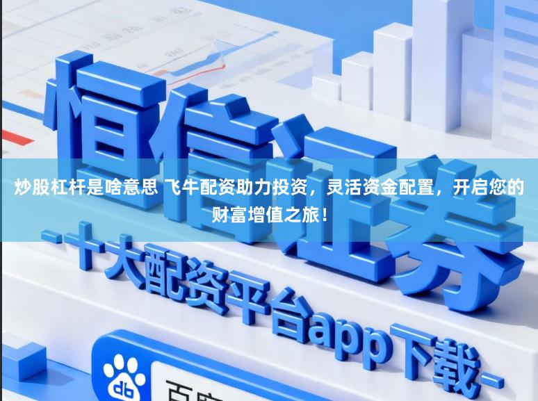 炒股杠杆是啥意思 飞牛配资助力投资，灵活资金配置，开启您的财富增值之旅！