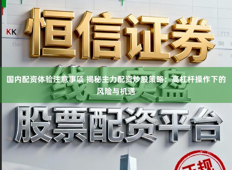 国内配资体验注意事项 揭秘主力配资炒股策略：高杠杆操作下的风险与机遇